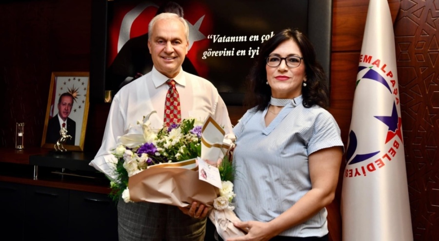 Mimarlardan Mustafakemalpaşa Belediye Başkanı Erdem'e ziyaret