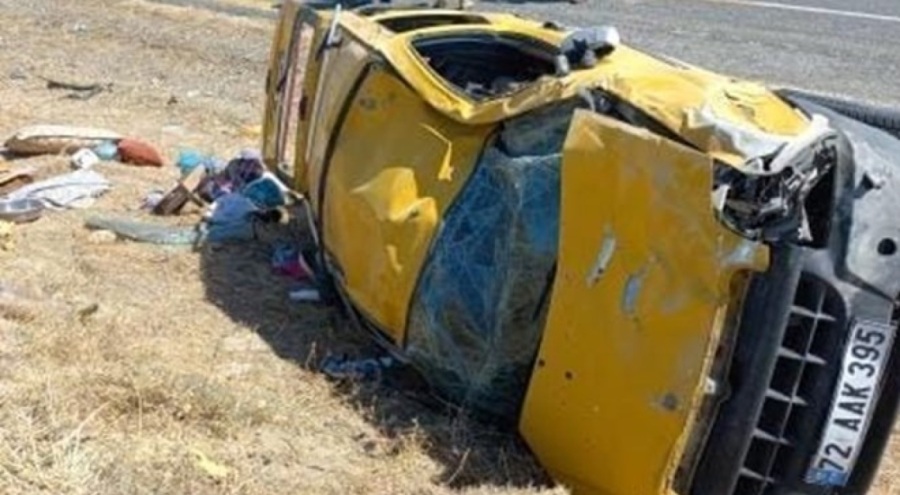 Diyarbakır'da trafik kazası: 1 kişi öldü, 7 kişi yaralandı