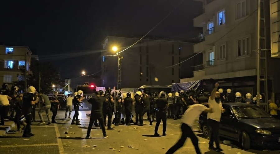 Çocuğa taciz iddiası ilçeyi ayağa kaldırdı:  Zırhlı araçla götürüldü