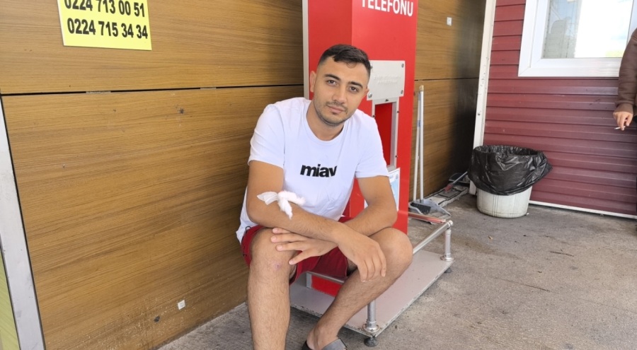 Bursa'da duş alan genci akrep soktu