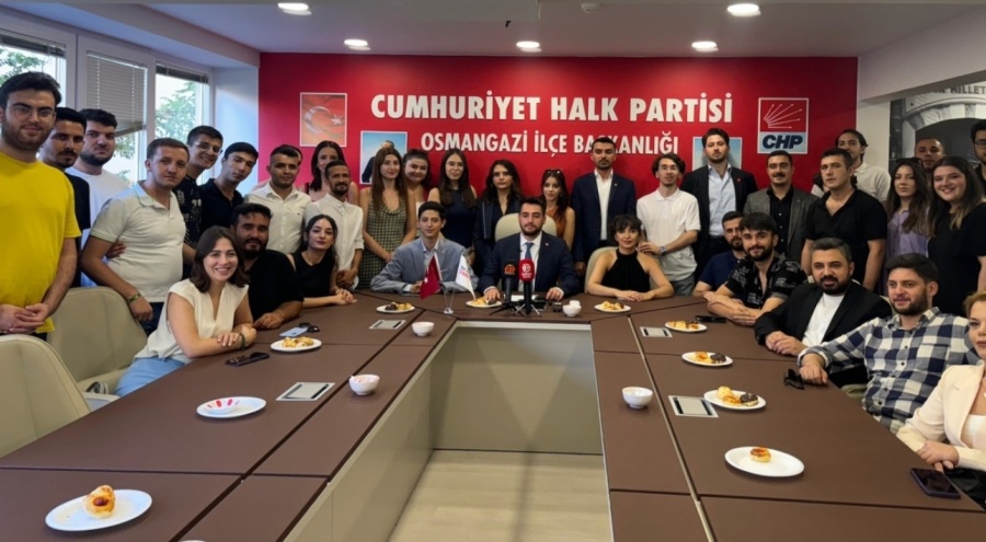 CHP Osmangazi Gençlik Kolları Başkanlığı'na İbrahim Umut İnce aday oldu
