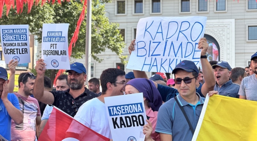 Bursa'da PTT çalışanları isyan etti!