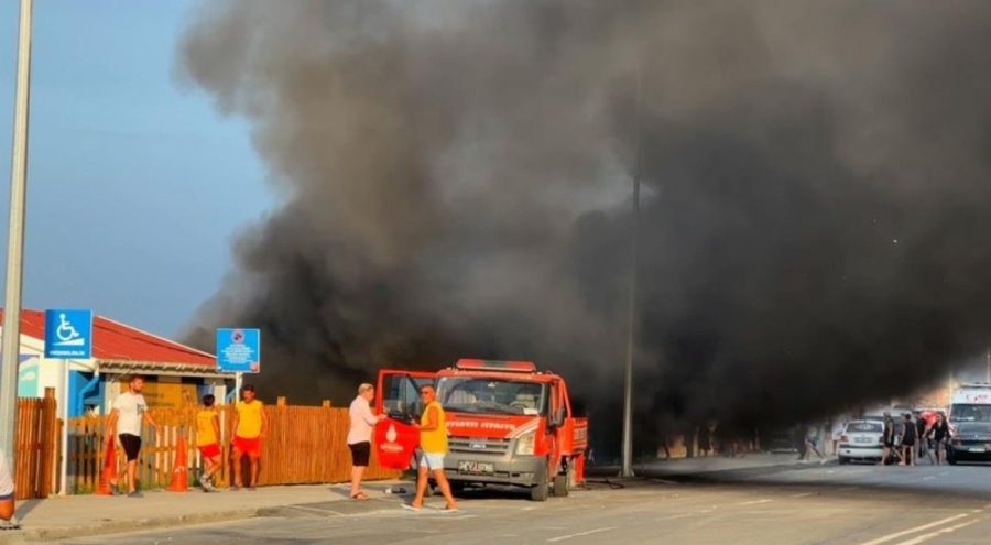 İstanbul'da cankurtaran merkezinde korkutan yangın!