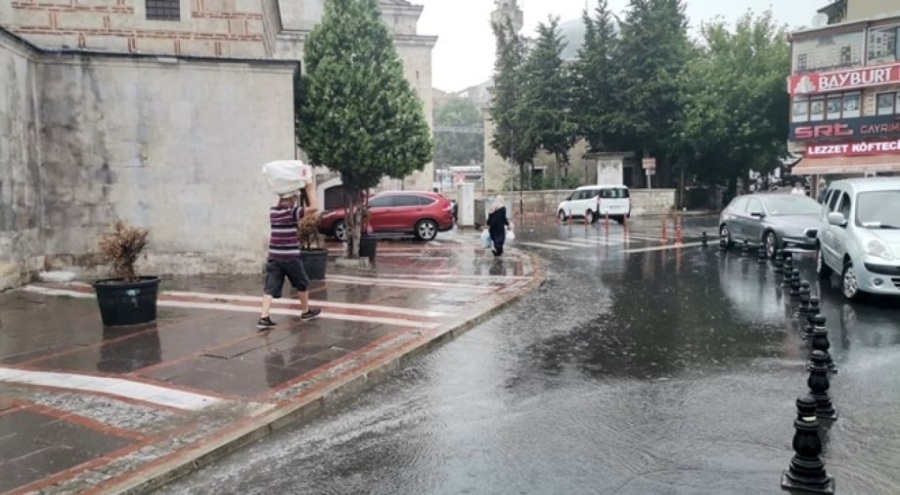 Kırklareli'de sağanak etkili oldu