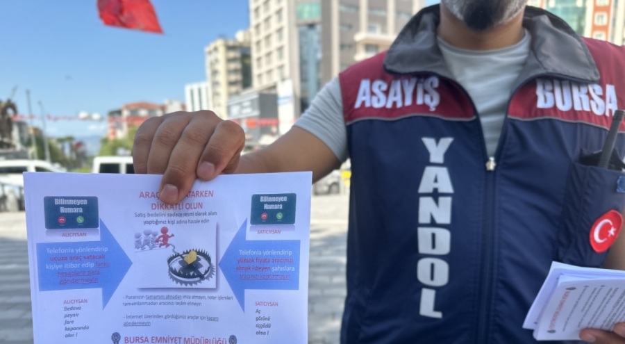 Bursa polisinden dolandırıcılığa karşı uyarı