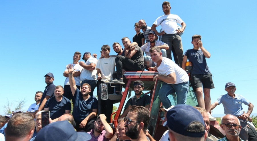 Bursa'da büyük çiftçi eylemi!