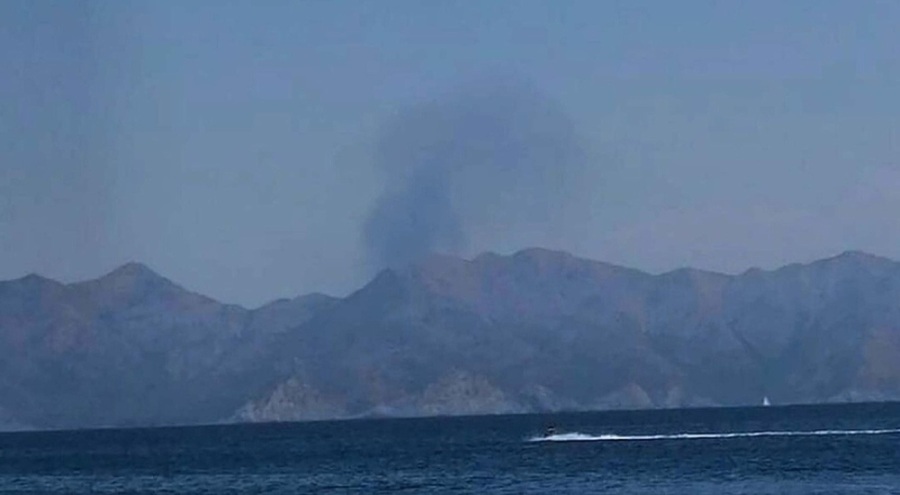 Muğla'nın Marmaris ilçesinde orman yangını