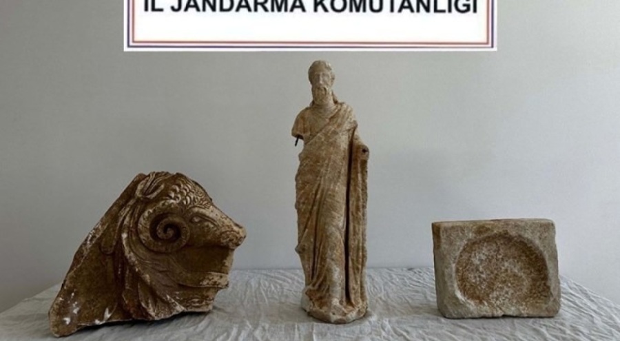 Tarihi eser operasyonu! Kral Hekatomnos'un heykeli ele geçirildi