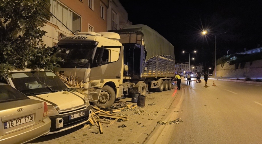 Bursa'da tır dehşet saçtı