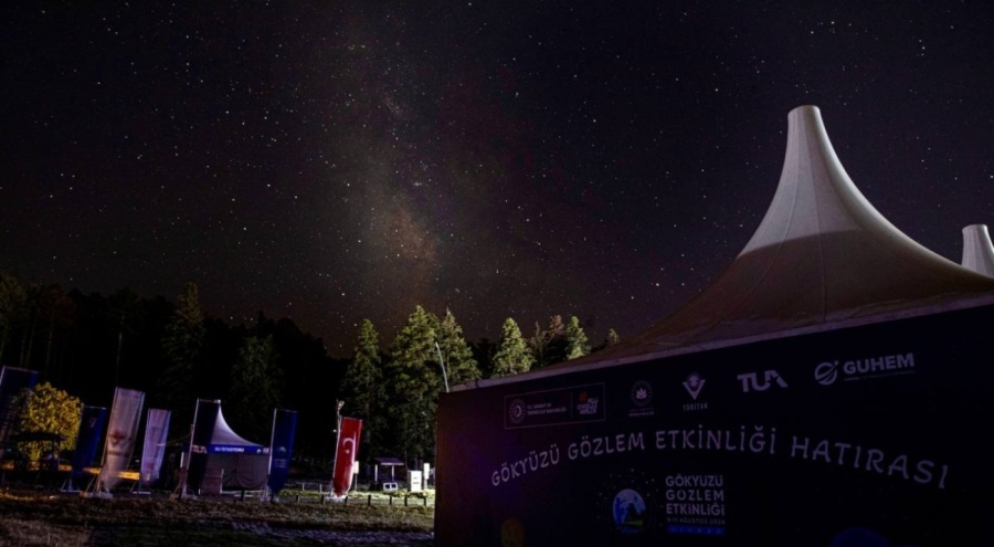 Bursa Uludağ'daki 'Gökyüzü Gözlem Etkinliği', Perseid meteor yağmuruyla görsel şölene sahne oldu