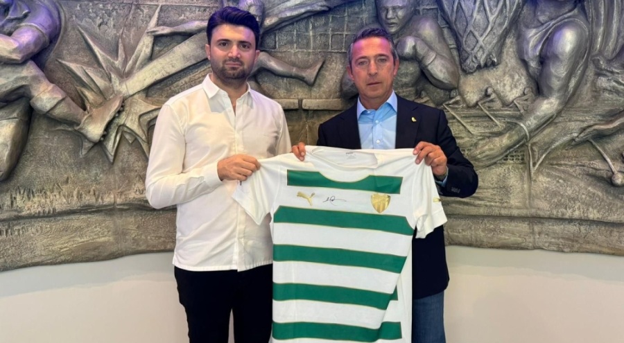 Bursaspor Başkanı Enes Çelik'ten, Fenerbahçe Başkanı Ali Koç'a ziyaret