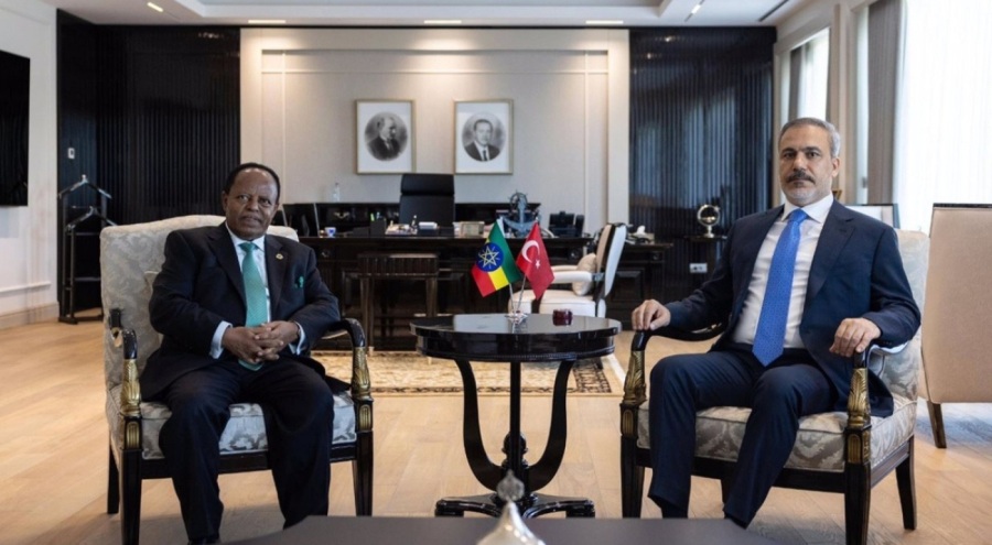 Bakan Fidan, Etiyopyalı mevkidaşı Selassie ile görüştü