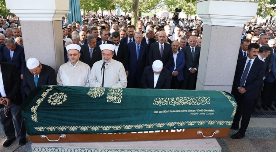 Erdoğan, Türkiye Yazarlar Birliği Kurucu Başkanı Doğan'ın cenaze törenine katıldı