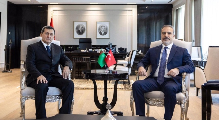 Hakan Fidan Türkmenistanlı mevkidaşı ile Ankara'da görüştü