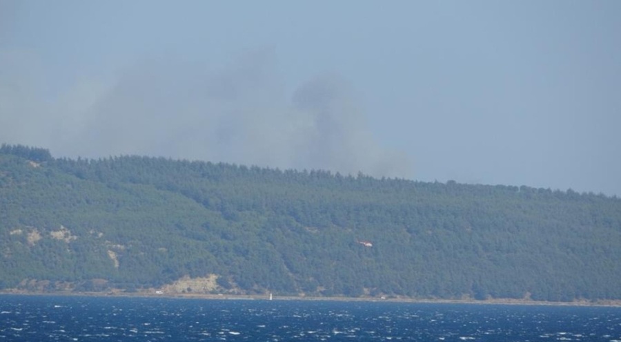 Çanakkale'de orman yangını! 57. Alay Şehitliği ile Conkbayırı ziyarete kapatıldı