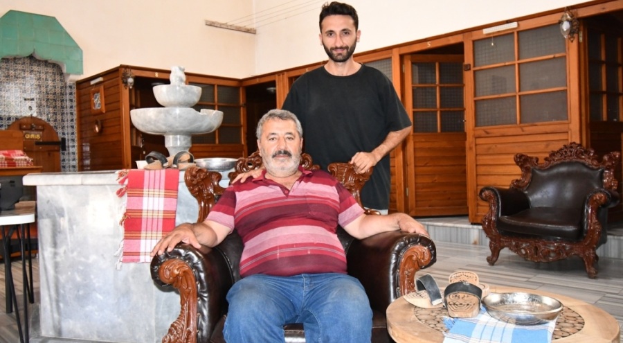 Bursa İznik'te 500 Yıllık tarihi hamamda yarım asırlık hizmet
