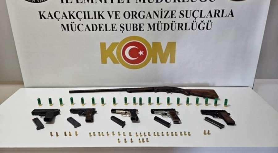 Ruhsatsız silah operasyonu: 2 gözaltı