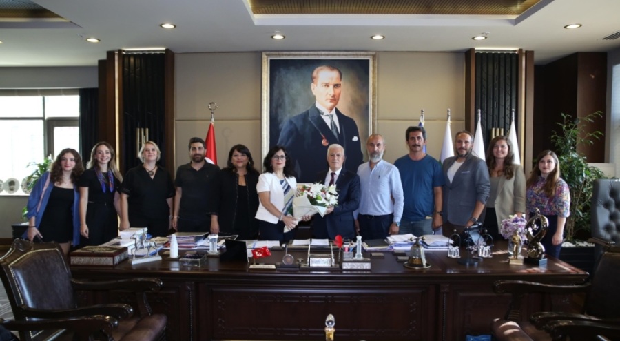 TMMOB Mimarlar Odası Bursa Şubesi'nden Başkan Bozbey'e ziyaret