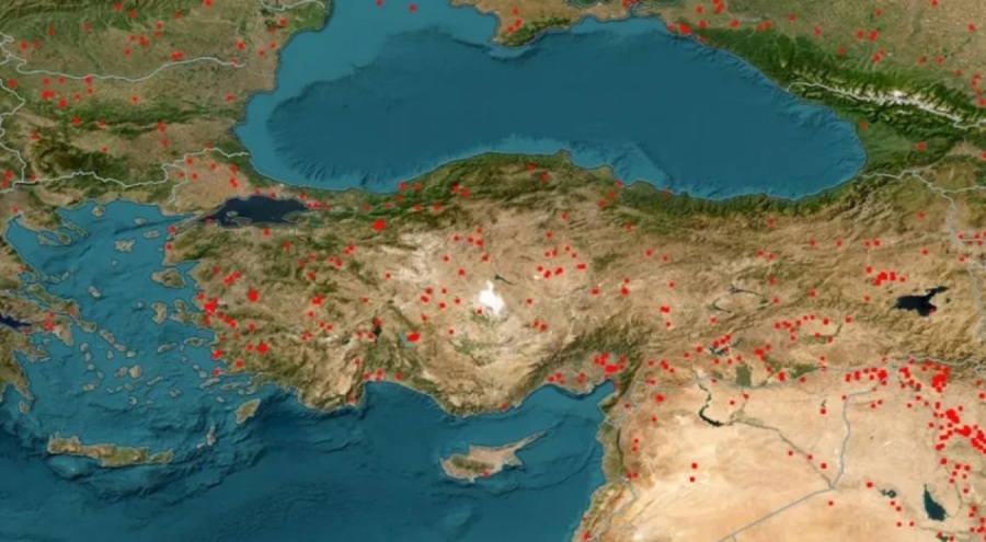 NASA verilerine göre İzmir Manisa ve Bolu'da 5 bin 19 hektar alan yangından etkilendi