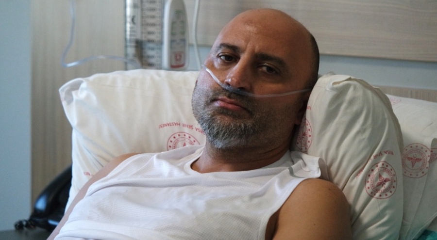 Bursa'da mangal jeli nedeniyle yanan iş insanı su dolu varile atlayarak kurtuldu!