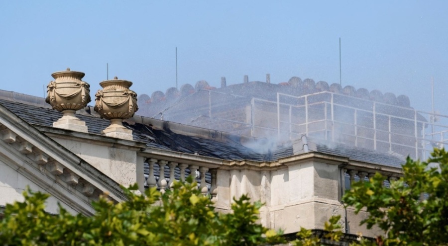 Somerset House'da yangın çıktı