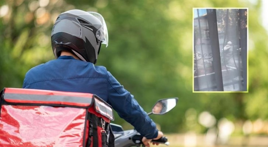 Sapık kurye kabusu yaşattı!