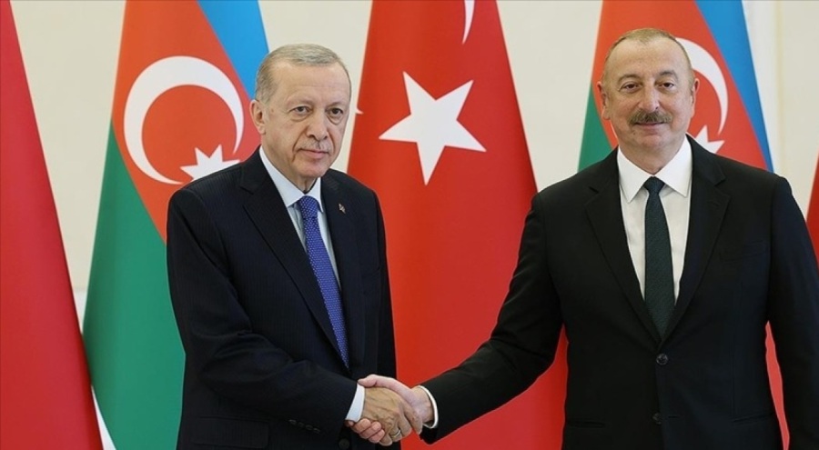 Cumhurbaşkanı Erdoğan, mevkidaşı Aliyev ile görüştü