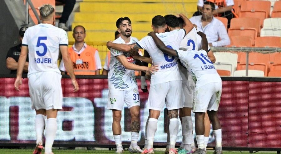 Çaykur Rizespor, Adana Demirspor'u mağlup etti