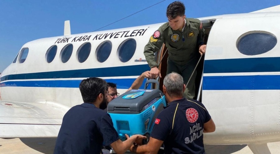 MSB: Giresun'daki kalp grefti, uçakla Ankara'ya getirildi