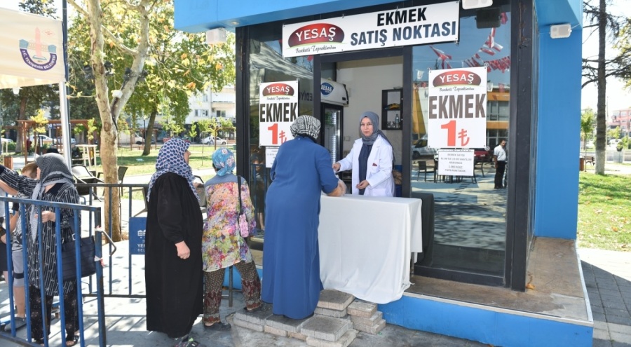 Yenişehir'de ekmek 1 TL oldu