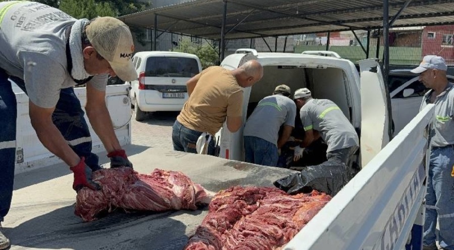 Adana'da 1,5 ton at ve eşek eti ele geçirildi