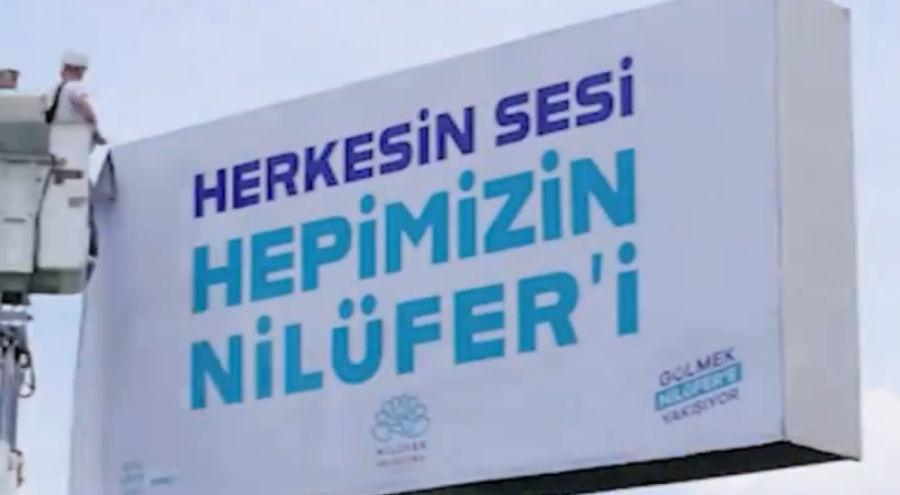 Gülümseyin, Nilüfer'desiniz gitti... Yeni slogan geldi!