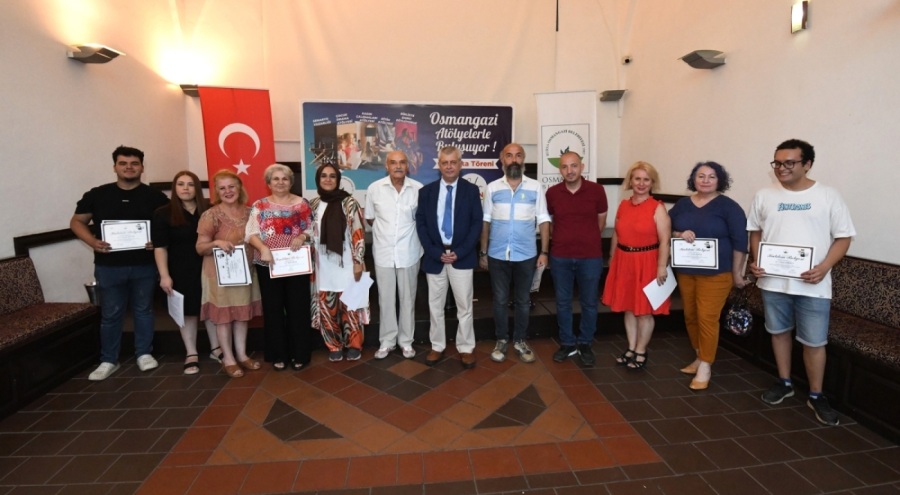Osmangazi'de Ritim Atölyesi'ni tamamlayanlara sertifikalar verildi