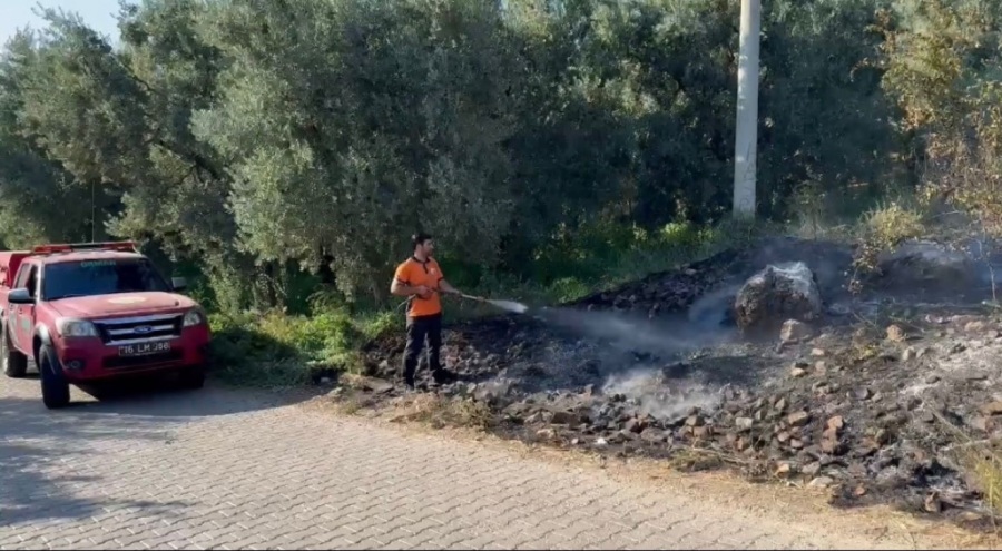 Bursa'da yangın paniği