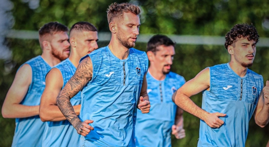 Trabzonspor, St. Gallen maçı hazırlıklarına devam etti