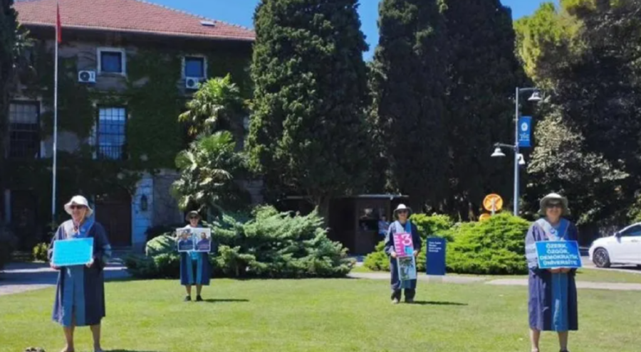 Boğaziçi Üniversitesi'nde kayyıma karşı 895. nöbet