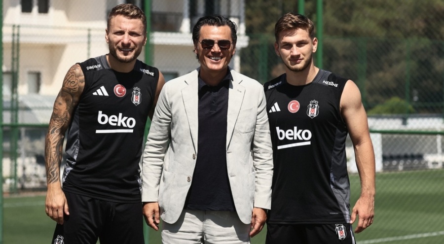 A Milli Takım Teknik Direktörü Montella, Beşiktaş'ı ziyaret etti