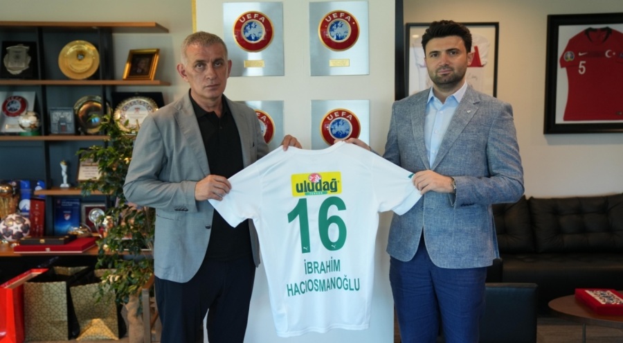 Bursaspor Başkanı Enes Çelik'ten TFF Başkanı'na ziyaret!