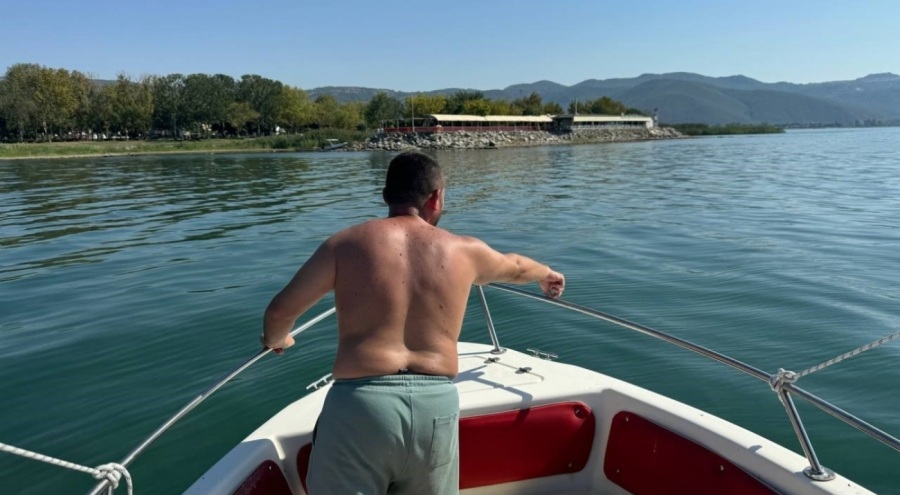 İznik Gölü'nde bulunan cisim merak konusu oldu