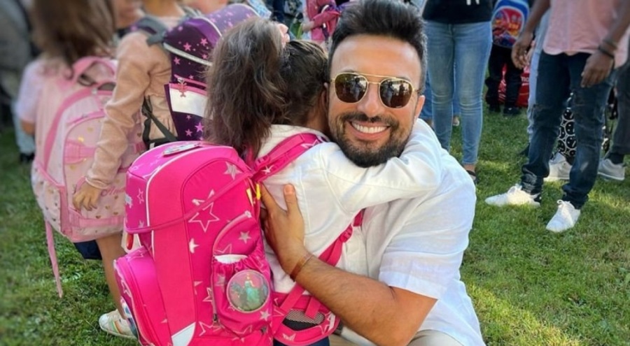 Tarkan'ın kızı okula başladı