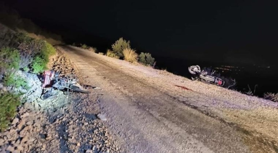 Kaza sonucu motosiklet sürücüsü hayatını kaybetti