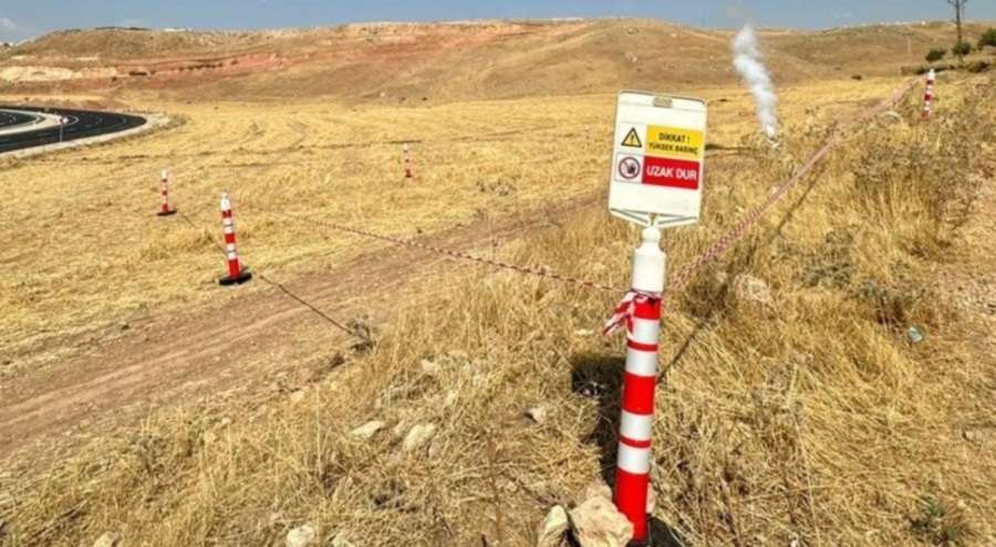 Siirt'te TPAO boru hattında gaz sızıntısı