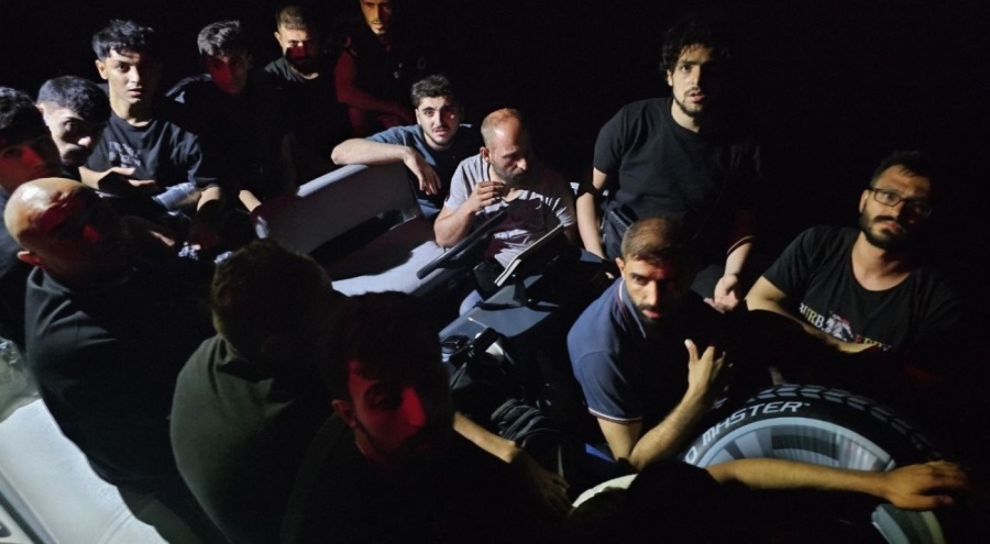 19 kaçak göçmen yakalandı