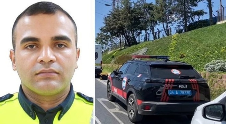 İstanbul'da denetim sırasında otomobilin çarptığı polis şehit oldu