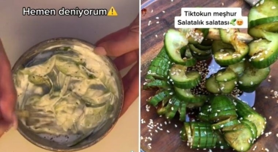 Çiftçiler, TikTok'ta yayılan 'salata tarifi' nedeniyle artan salatalık talebine yetişemiyor