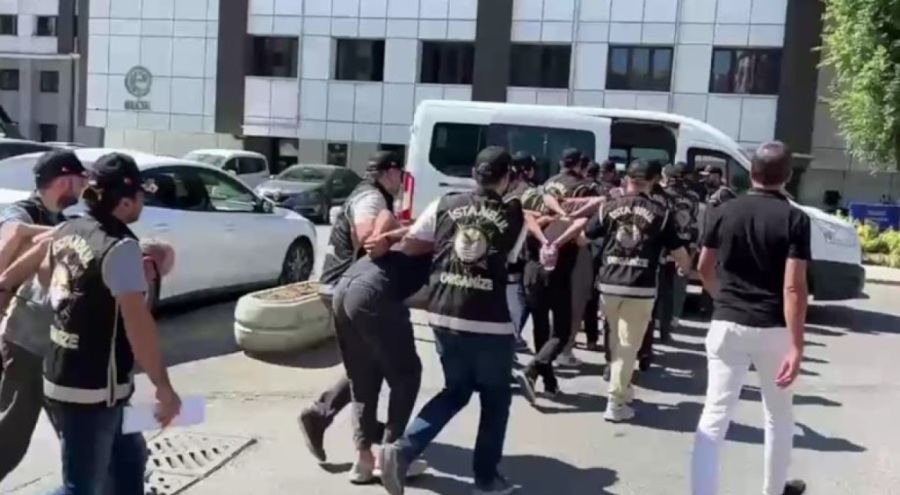 İstanbul'da suç örgütlerine operasyon! Çok sayıda gözaltı