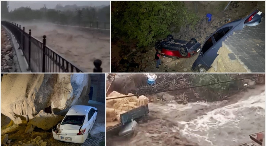 Kırşehir, Nevşehir ve Kayseri'de sel felaketi!