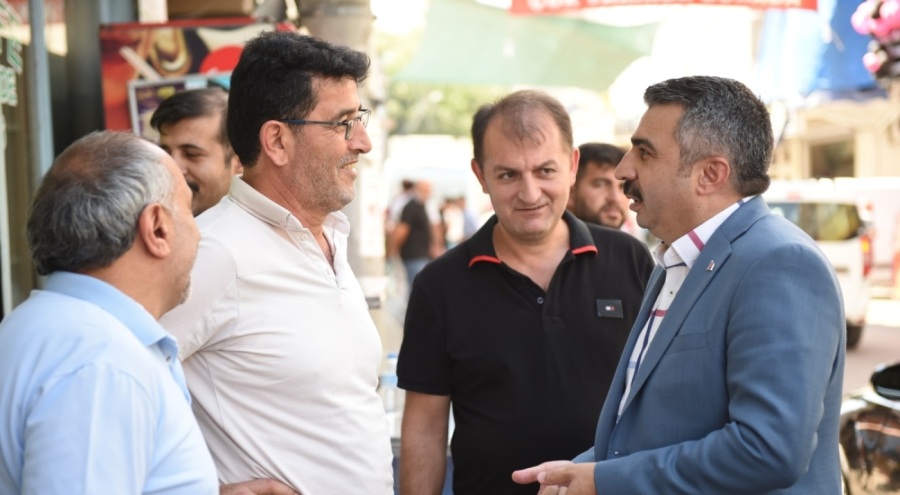 Başkan Yılmaz, vatandaş ve esnafla bir araya geldi