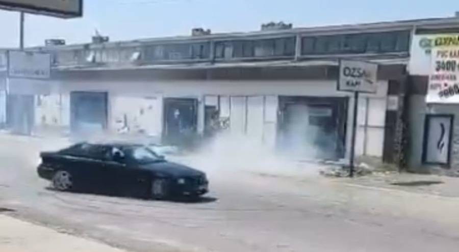 Bursa'da drift atan o sürücü yakalandı!