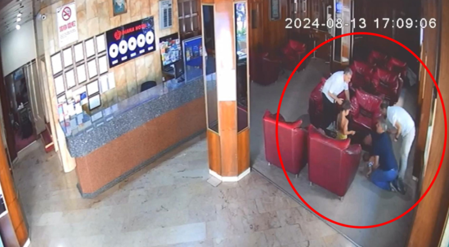 Heimlich manevrası ile çocuğun hayatını kurtardı